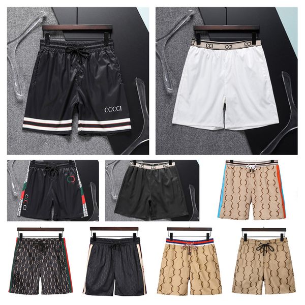 

designers shorts mens womens summer fashion streetwears clothing quick drying swimwear printing board beach pants, White;black