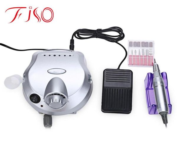 

professional nail art equipment low noise and vibration electric nail art polisher file drill manicure pedicure machine3124505, Silver