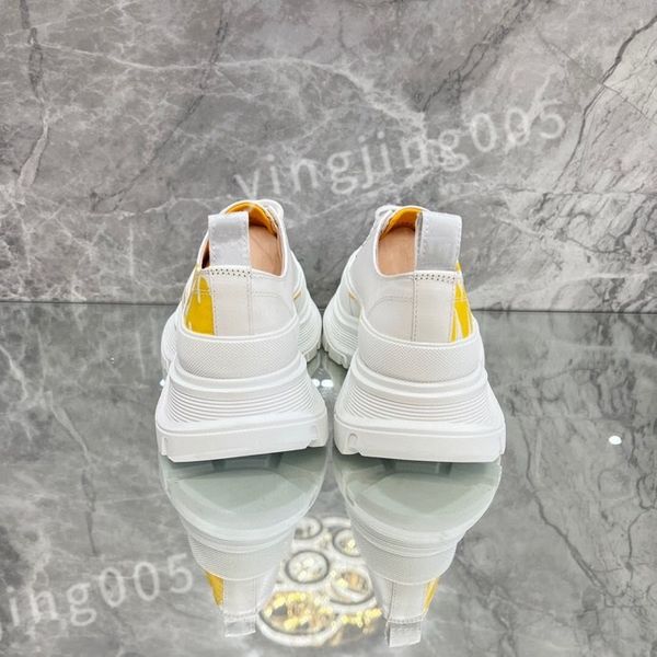 

2023 new luxury fashion designers casual shoe espadrilles trainers flats platform sneakers white black leather womens lace up mens xsd221130