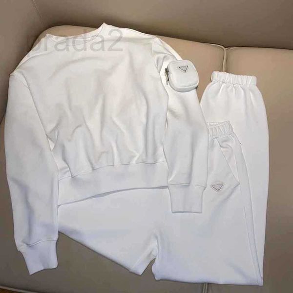 

women's two piece pants designer womens pieces sets tracksuit spring women sports lady casual pullover comfortable pantsuit ladies tren, White