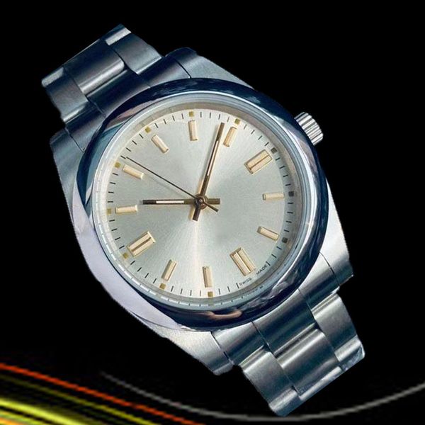 

men watch sapphire female women watches 31 36 41mm blue yellow dial automatic watches mechanical montre de luxe oyster wrsitwatches dhgate 8, Slivery;brown