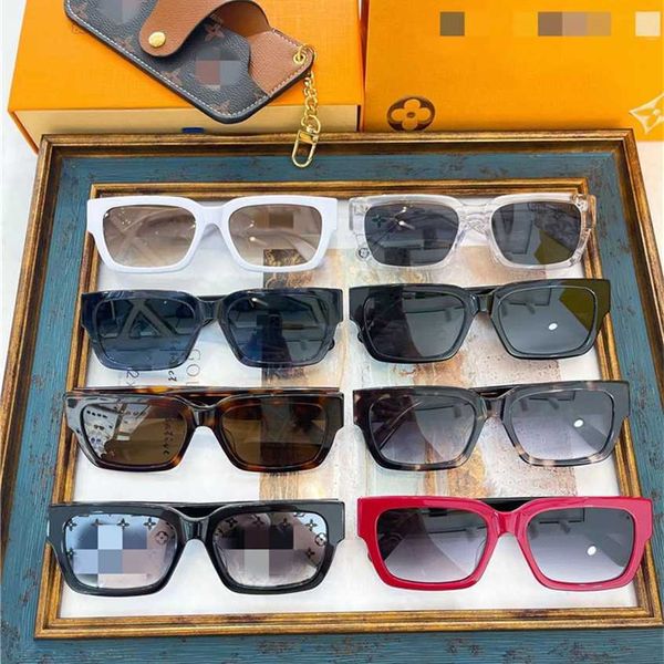 

42% off 2023 new plate sunglasses z1722wins online red street p box fashion sunglasses, White;black