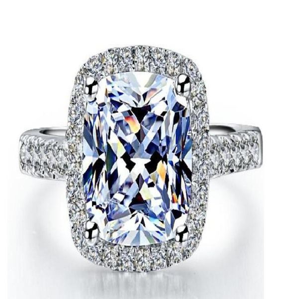

fast 3 ct wholes hole style synthetic diamond princess cut sterling silver engagement ring 18k white gold plated9349367, Slivery;golden