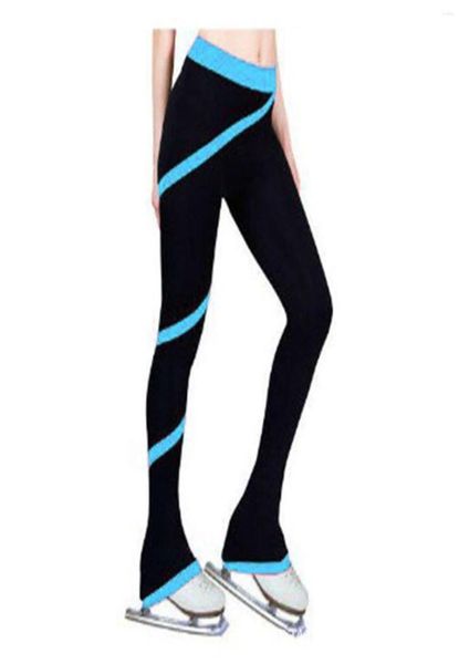

skiing pants figure ice skating tights fleece children teen girls skate leggings3508209