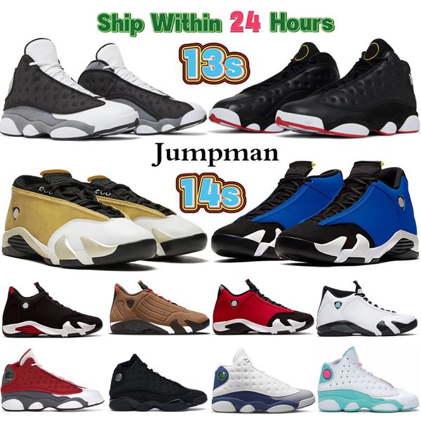 

jumpman 13 14 j13 j14 mens women basketball shoes 13s black flint french brave blue wheat playoffs 14s winterized archaeo brown light ginger