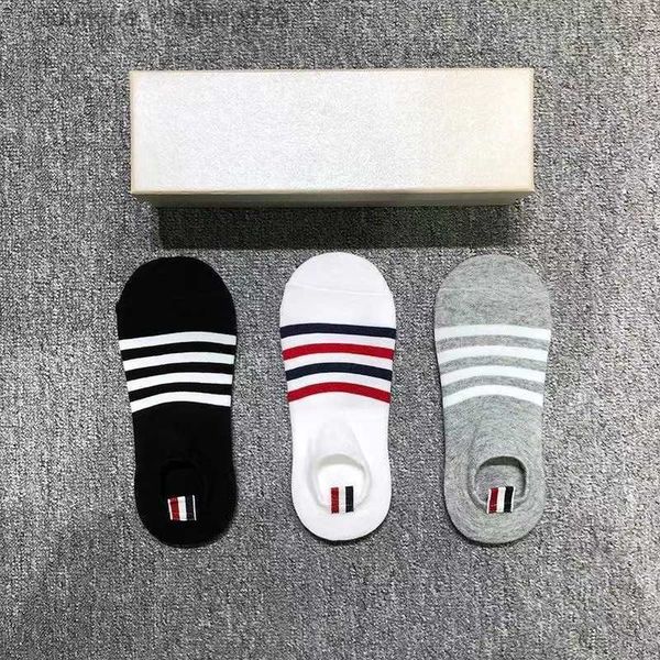 

fashion designer socks women men cotton all-match classic ankle hook breathable stocking mixing sports sock b11021, Black