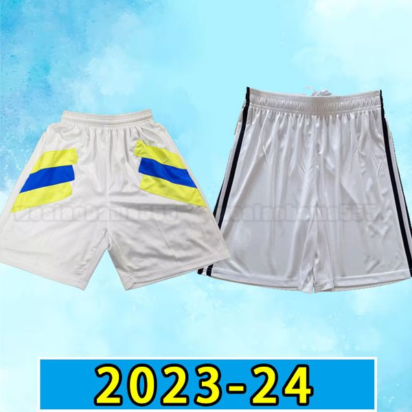

23 24 bamford leeds llorente soccer shorts 2023 2024 adams aaronson harrison sinisterra unitedes james football pants men uniform icon home, Black;red