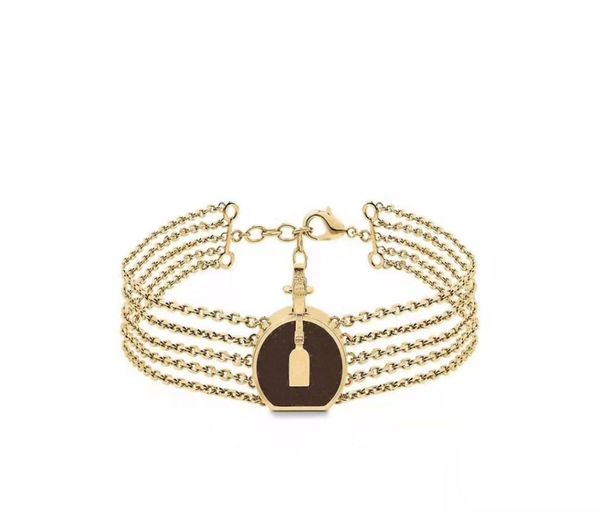 

fashion personality multichain women039s bag bracelet with box8032369, Black