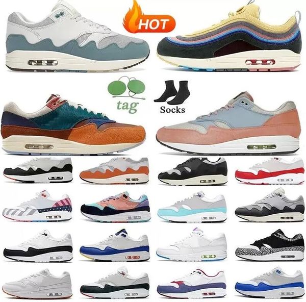 

1 87 running shoes for men women big bubble red dirty denim cactus jack concepts saturn gold baroque brown patta x summit white trainers out
