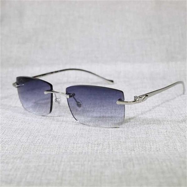 

40% off vintage leopard rimless oval metal frame shades men summer outdoor clear glasses for readingkajia new, White;black