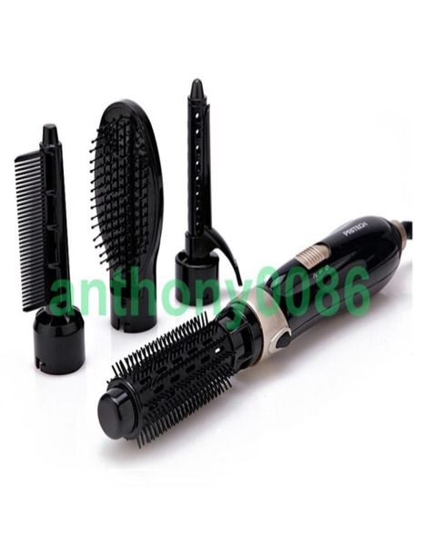 

pritech hs729 multifunctional hair dryer with curler comb styling brush 600w9786722