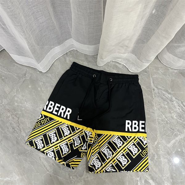 

1 mens summer fashion shorts designers board short gym mesh sportswear quick drying swimwear printing man s clothing swim beach pants #422, White;black