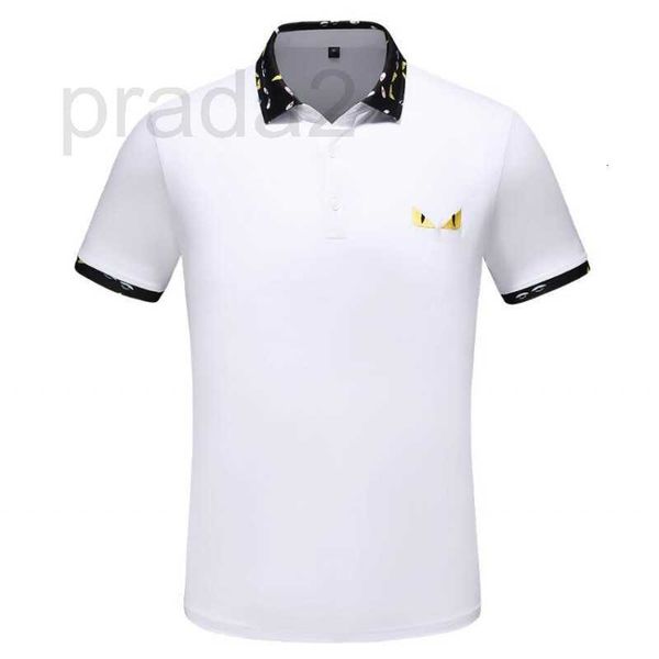 

men's polos designer mens designer polo shirt brand lovely eyes print t shirts for italy fashion men high street cotton tags tg5x, White;black