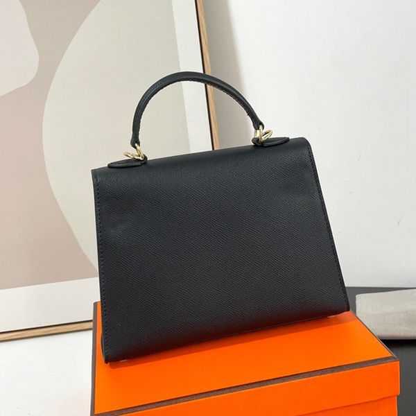 

designer women purse genuine leather handbags totes mini messenger bagflat handle luxury portable 20cm 25cm 28cm