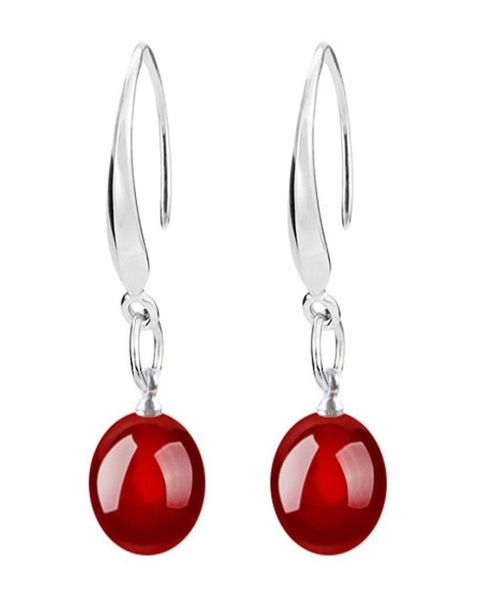

earrings for woman fashion jewelry beautifully 925 sterling silver beads hook dangle earrings gemstone korean earring crystal drop1522951