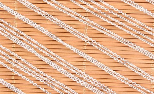 

50pcs whole rope chain 15mm black leather string cord necklace lobster clasps for necklace diy craft jewelry making3712661, Silver