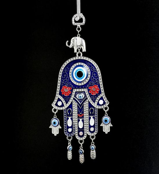 

evil eye wall hanging turkey evil eye beads with hamsa hand car keychain blue evil eye tassel charm wall hanging jewelry key ring 4818872, Slivery;golden