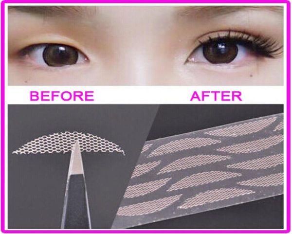 

wholenew world039s most invisible double eyelid tape breathable lace double eyelid sticker shaper 24pcs 1 sheet 4190699