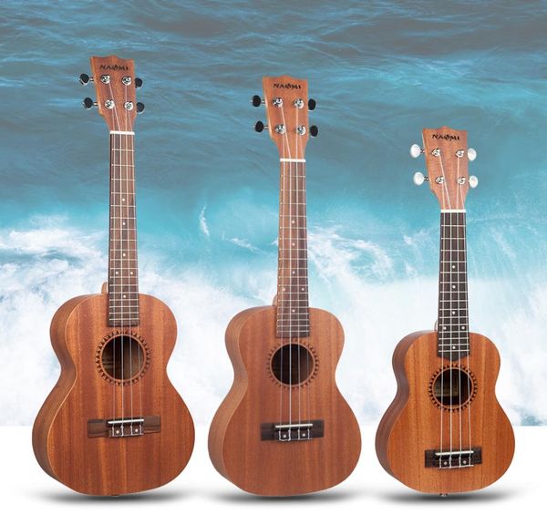 

naomi sopranoconcerttenor sapele ukulele hawaii guitar acoustic cutaway guitar w gig bag1729708