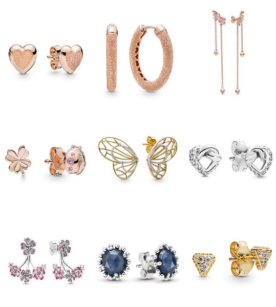 

new 100 925 sterling silver earring 287928 287930 288089nccmx 287960npo 267955 298019cz 298113nccmx 290561nbc 268030cz3334747, Golden;silver