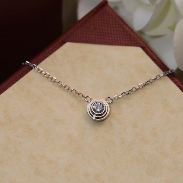 

925 silver necklace women's gift box carti necklace pendant women's fashion jewelry exquisite craftsmanship brand logo classic des