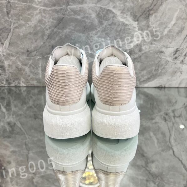 

2023 new luxurys platform designer sneakers casual shoe leather lace up men fashion white black mens womens espadrilles sports trainer xsd22
