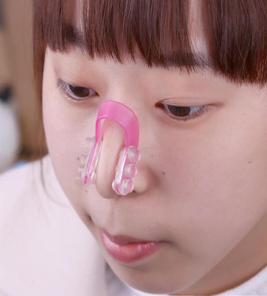 

100pcs soft silicone shape the nose straighten bridge of the nose equipment nose care beauty clip relax2329573