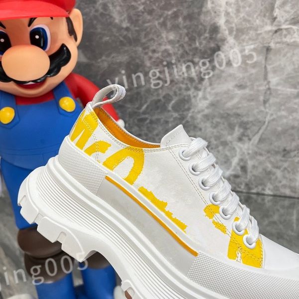 

2023 new luxury fashion designers casual shoe espadrilles trainers flats platform sneakers white black leather womens lace up mens xsd221130