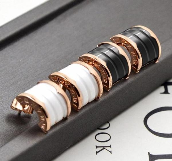 

trendy rose gold color roman numerals cerami stud earrings for women men stainless steel semicircular arc ge1113712813, Golden;silver
