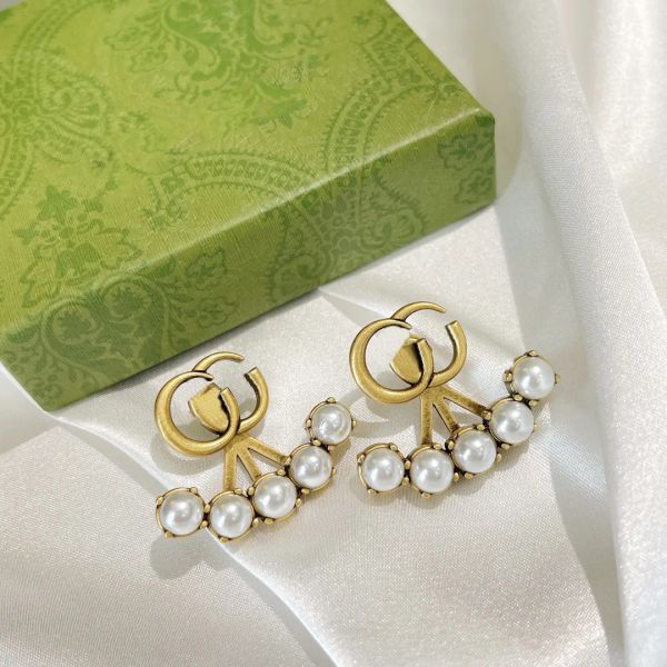 

designer cute earring stud gold diamonds women hoop earrings luxury g earring studs silver pearl earings for ladies earing gift 237174d, Golden;silver