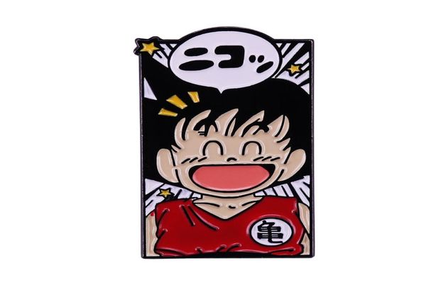 

dbz cute goku turtle house kame master roshi school symbol uniform shirt enamel pin brooch3627777, Blue