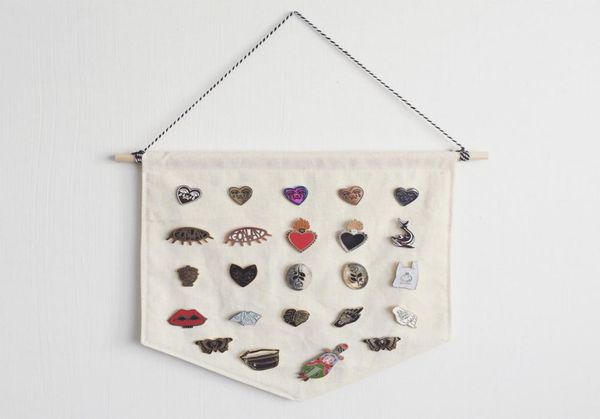

pin display pennant enamel pin wall display ecofriendly kids room decor natural handmade northern europe plain blank canvas wall 5585293