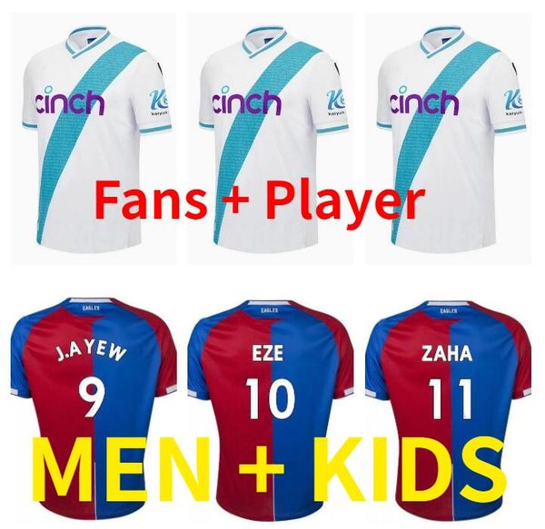 

2023 2024 olise crystal soccer jerseys 23 24 player version zaha eze j.ayew palace football shirt kit benteke schlupp mateta edouard gallagh, Black;yellow