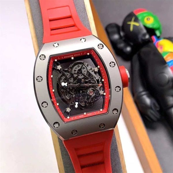 

movement watches richardmille lithe wristwatch rm055 series new wishbone fully automatic men's wrist watch hbmp, Slivery;golden