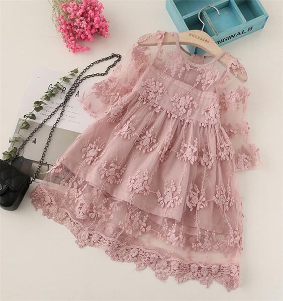 

summer girl clothes kids dresses for girls lace flower dress baby girl party wedding dress children girl princess dress8927138, Red;yellow