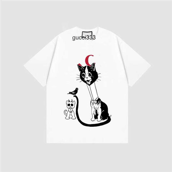 

student soft decorative ggity t-shirt new cotton men's anti-wrinkle retro t-shirt printing letters casual fashion lovers short men&#039, White;black