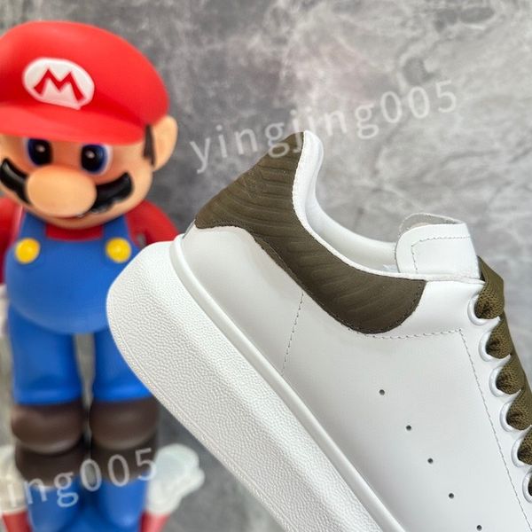 

new luxury fashion designers casual shoes espadrilles trainers flats platform sneakers white black leather womens lace up mens xsd221126