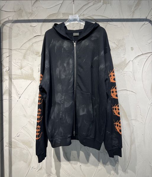 

men's plus size hoodies & sweatshirts round neck embroidered and printed polar style summer wear with street pure cotton d2rr, Black;brown