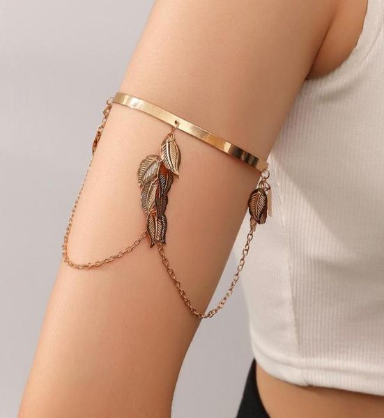

arm cuff upper arm band bracelet bangle for women silver gold adjustable armband bracelet for women fashion jewelry1562060, White