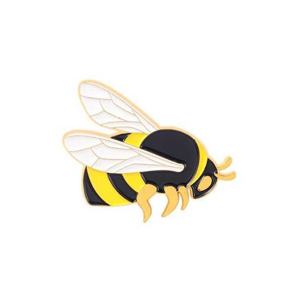

yellow bee brooches 25pcs lot cartoon gold plated animal brooch for girls enamel pins badge8042489, Gray
