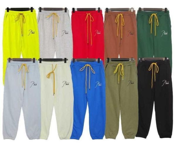 

gpds 2023 new men039s pants north american high street brand letter embroidery drawstring loose casual couple leggings fa8173059, Black