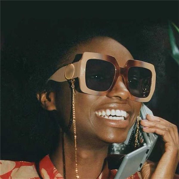 

sunglasses 2023 designer sunglasses 2023 new family large square women's ins net red same fashionable color block plate sunglasses gg10, White;black
