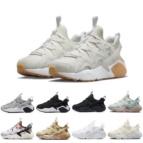 

2023 designer running shoes of men huarache craft triple black white gum coconut milk light silver sanddrift men women trainers sports sneak