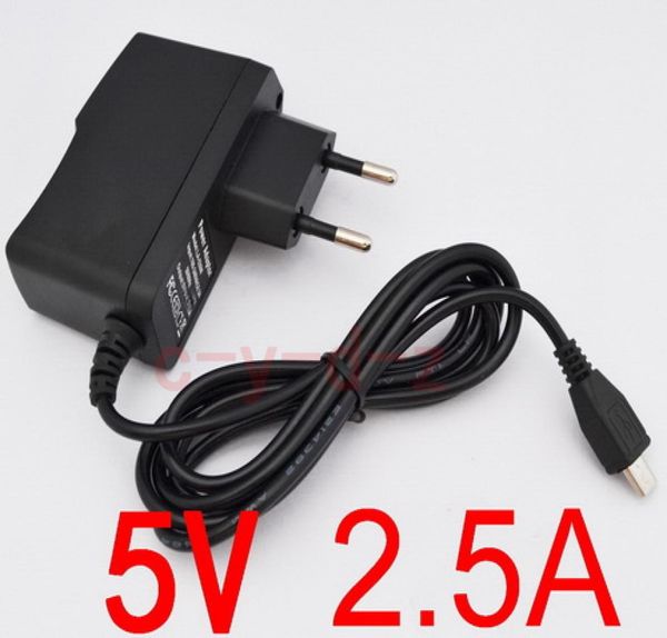 

50pcs 5v 25a 100240v micro usb charger power supply adapter for raspberry pi 3 tablet with euusuk au plug4081983