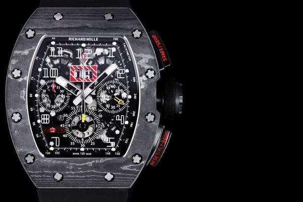 

fantastic mechanical r i c h a r d luxury superb style male wrist watches rm11 rm11-03 ps04 designer high-end quality tpt carbon fiber bezel, Slivery;brown