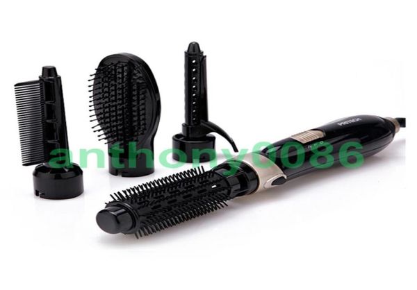 

pritech hs729 multifunctional hair dryer with curler comb styling brush 600w5287376