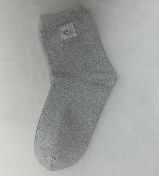 

4pcs 2pair new conductive sock therapy massager electrode socks for tens pain relief and ems in ankle foot with patch and wire5585479