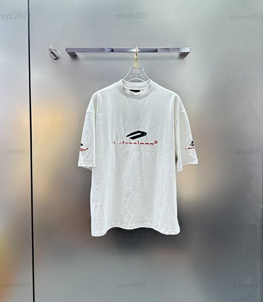 

women designer t-shirt girl tees embroidered logo decoration on chest sleeves lady t shirt size s-l short sleeve july10, White