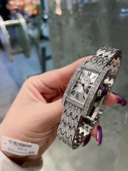 

watch wrist watches diamond designer classical rutl superb high-end quality quartz movement tank uhr montre rolx with box 2 931v, Slivery;brown