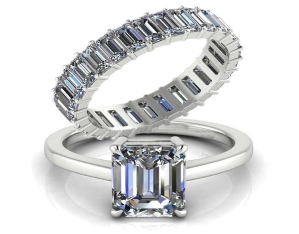 

cluster rings carofeez fashion simple vintage geometric white zircon set for women accessories jewlery anniversary party gift3751268, Golden;silver